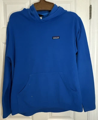 Patagonia Micro D Hoody men's LARGE BLUE HAS VISIBLE FLAWS - Image 1 of 4