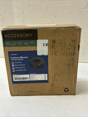 Base de montaje de caja de conexiones impermeable PFA130-E para cámara CCTV IP Bullet negra Foto 1 de 2