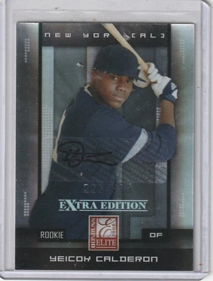 2008 Donruss Elite Extra Edition Yeicok Calderon auto RC - /819 - (9 available) - Image 1 of 2