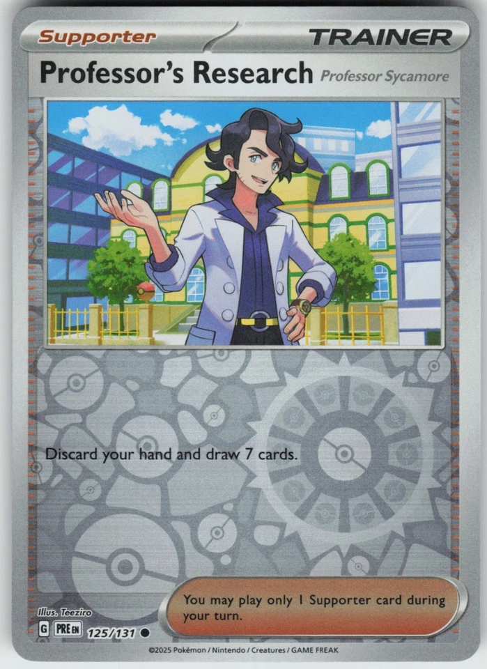 PO-01 Reverse Holo Professor's Research [Professor Sycamore] 125/131 Common SV: - Image 1 of 1