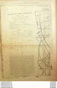 La Mode illustree 1890 # 10 & Sohn Patron mit Muster - Bild 1 von 4