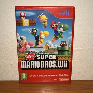 NEW SUPER MARIO BROS WII Videogioco Nintendo WII PAL Multilingua COMPLETO - Foto 1 di 5