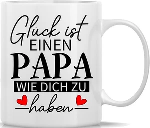 Tasse Kaffeebecher Glück ist einen Papa wie Dich zu haben - 9 - Bild 1 von 2