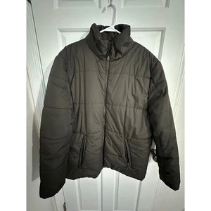 Hawke & Co Outfitter Puffer Jacket Mens XL Olive Green Full Zip Insulated - Picture 1 of 9