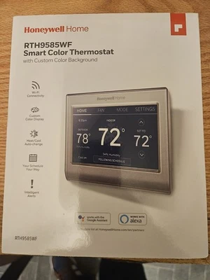 Умный цветной термостат Honeywell Hone RTH9585WF программируемый в открытой коробке - Изображение 1 из 3