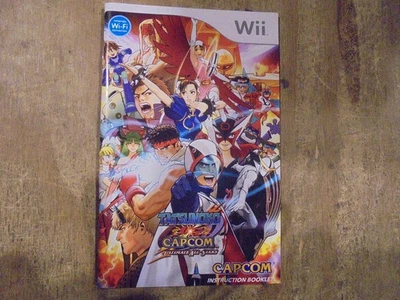 Tatsunoko vs. Capcom: Ultimate All Stars (Nintendo Wii, 2010) manual only - Image 1 of 4