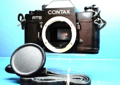  [Casi COMO NUEVA+++] Cámara fotográfica Contax RTS 35 mm SLR cuerpo negro solo JAPÓN Foto 1 de 4