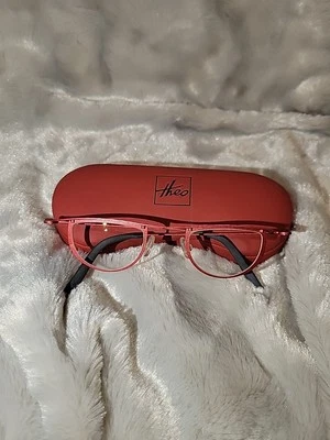 Gafas Theo July Frame 221 rojas unisex Foto 1 de 4