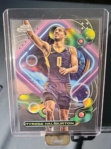 2023-24 Topps Cosmic Chrome - #50 Tyrese Haliburton Indiana Pacers - Bild 1 von 2