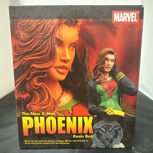 Auténtico 2004 Nuevo X-Men Phoenix Diamond Select Marvel Busto de Resina #860/1500 - Imagen 1 de 16