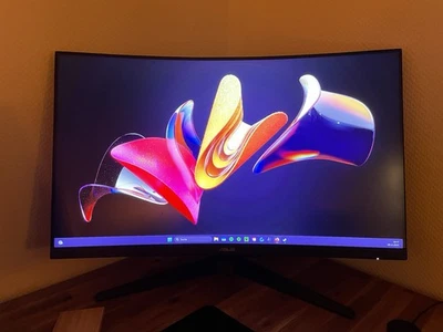 ASUS TUF Gaming VG328H1B 31,5 Zoll VA LCD Curved-Monitor - Schwarz - Bild 1 von 4
