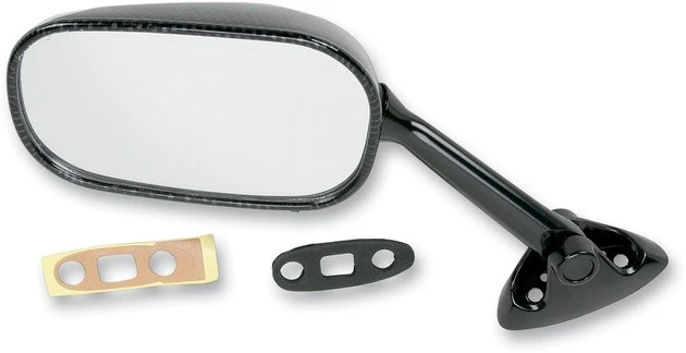 Emgo Replacement Mirror Rectangular Left Carbon fits Suzuki GSX-R600/GSX-R750 - Image 1 of 1