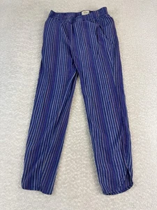 Marine Layer Allison Pants Womens Small Multicolor Stripe Jogger Elastic Blue - Picture 1 of 8