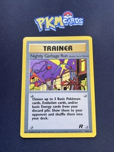 Juego de cartas coleccionables Pokémon Nightly Garbage Run Team Rocket 77/82 LP regular. - Imagen 1 de 3