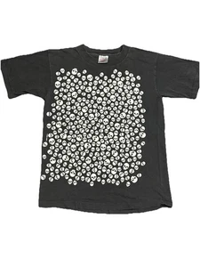 Camiseta De Colección Estampado Calaveras de Avena Salvaje Talla Grande Fader Etiqueta Oneita - Imagen 1 de 5