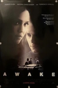 AWAKE Original One Sheet Movie Poster - 2007 - JESSICA ALBA - Picture 1 of 6