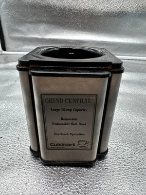 Molinillo de café central Cuisinart Grind capacidad 18 tazas base motor DCG-12BC.    N Foto 1 de 4