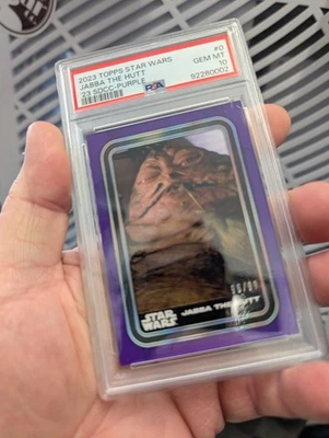 2023 Topps Star Wars Jabba The Hutt 23 SanDiegoComicCon Purple 96/99 🚨PSA 10 - Image 1 of 4