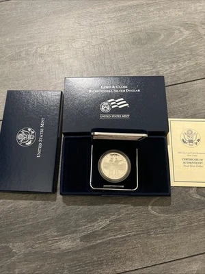 2004 Lewis And Clark Proof Silver Dollar - Image 1 of 3