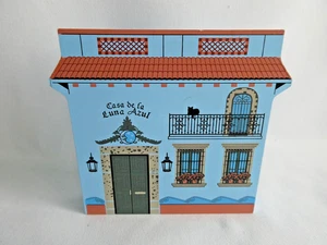 Cat's Meow Wooden Shelf Sitter Casa de la Luna Azul Mexico 2004 Faline - Picture 1 of 3