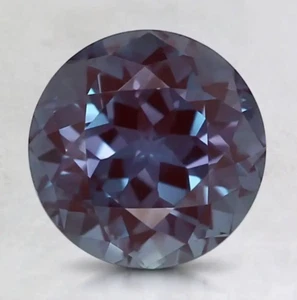 Czochralski Lab Created Pulled Alexandrite Round Faceted Loose Stone(3mm - 8mm) - Picture 1 of 2