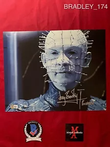 DOUG BRADLEY AUTOGRAPHED SIGNED 11x14 PHOTO! HELLRAISER! PINHEAD! HORROR BECKETT - Picture 1 of 3