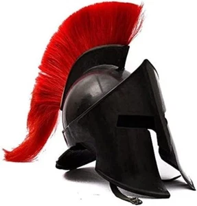 Medieval Greek Spartan Helmet 300 Movie King Leonidas Roman Helmet Black Finish - Picture 1 of 5