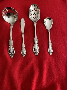Oneida Community BRAHMS Stainless Glossy Silverware Serving Pieces Mint Unused - Picture 1 of 7
