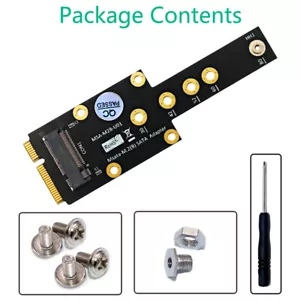 New For M.2 NGFF NVME M-key/B Key SSD to Mini PCI-E Adapter Card M.2 B/M Key SSD - Bild 1 von 8
