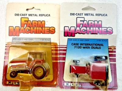 Vintage 1988 & 1990 ERTL Case International Tractor Die-Cast Toys - Image 1 of 4