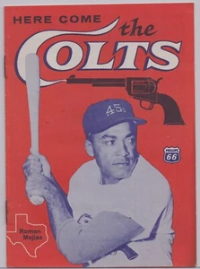1962 Here Come The Colt 45s Complete Booklets Roman Mejias Single Print CUBAN - Picture 1 of 2