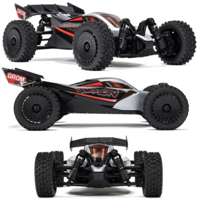 ARRMA ARA2306T1 Typhon Grom 223S BLX Brushless 4X4 Small Buggy RTR Silver - Image 1 of 4