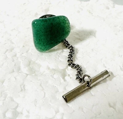 Зеленый галтованный морской стеклянный галстук Tac Dejavu Designs - Изображение 1 из 4