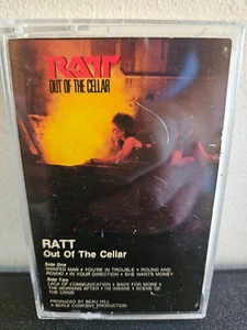 RATT Out Of The Cellar 1984 CASSETTE TAPE STEPHEN PEARCY GLAM/HAIR METAL - Picture 1 of 6