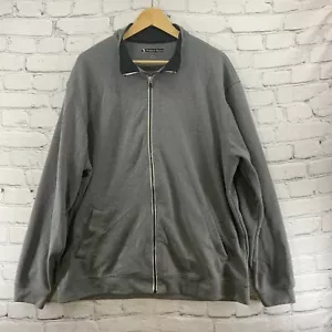 Pebble Peach Jacket Athletic Mens Sz XXL Gray Full Zip - Picture 1 of 9
