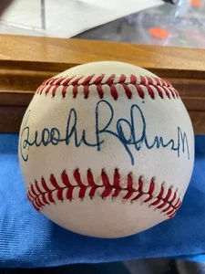 ORIOLES BROOKS ROBINSON SIGNED OAL BROWN BASEBALL PSA AO 90283 CASE - Picture 1 of 8