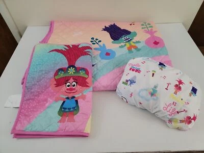 Juego de sábanas ajustables DreamWorks Troll tamaño doble Music is Life 3 piezas gira mundial Foto 1 de 4