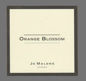 Carte publicitaire - Orange Blossom de Jo Malone recto verso - Picture 1 of 2