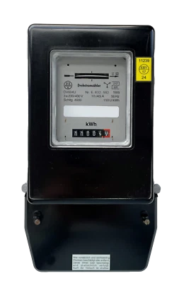 MARKENLOS mechanischer Drehstromzähler von DZG 10(40)A DV604U opt. geeicht bis 2040