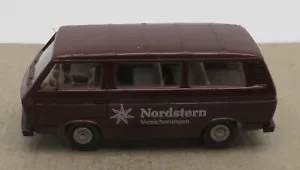 WIKING Ho 1/87 VW Kombi Transporter T3 Gitter Nordstern Stella Nord No. Box - Foto 1 di 6