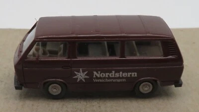 WIKING Ho 1/87 VW Kombi Transporter T3 Gitter Nordstern Stella Nord No. Box - Immagine 1 di 4