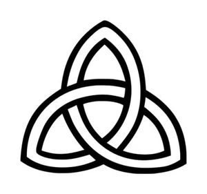 Trinity Decal #1 3.75"x4" Choose Color - Picture 1 of 2