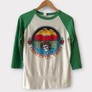 1979 Grateful Dead Vintage Tour Band Promo Raglan Tee Shirt 70s 1970s - Picture 1 of 3