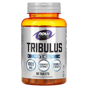 NOW Sports Tribulus Terrestris 1000mg 90 Tablets | Test Booster | 45% Saponins