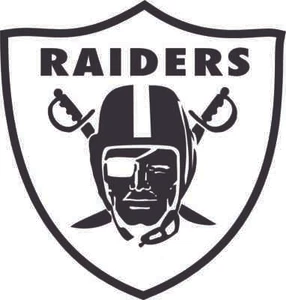 Calcomanía / pegatina de vinilo LAS VEGAS/OAKLAND RAIDERS ** 5 tamaños ** - Imagen 1 de 1
