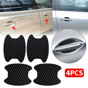 4pcs Carbon Fiber Car Door Handle Protector Stickers Anti-Scratch Film  - Bild 1 von 12