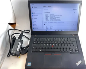 Lenovo Thinkpad T470 i5-6200U 8GB Ram 256GB FHD Windows 11 PRO Laptop - Picture 1 of 4