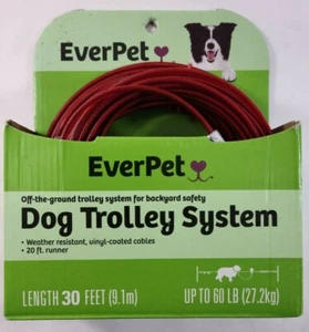 Dog Trolley System 30 feet up to 60 lbs NEW ITEM - Picture 1 of 3