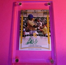 LORENZO HAMPTON rc Auto 2014 Leaf Perfect Game GOLD Autograph  #d /50 Rookie