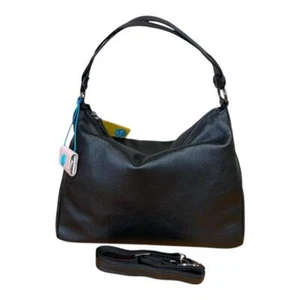 GABS Soft DAMENTASCHE SCHULTERTASCHE LEDER erste Wahl Black CALLIOPE L - Bild 1 von 6